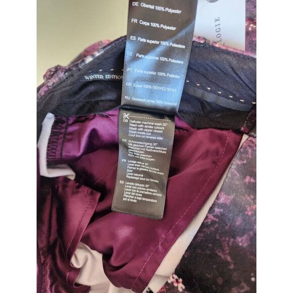 NWT Anthropologie Scotch & Soda Velvet Flare Floral Trousers Pant Size 24 - Picture 10 of 14